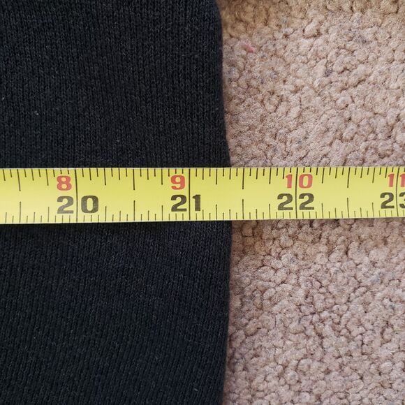 Vintage Logo 7 Pittsburgh Steelers Size Medium Mens Black Embroidered Sweatshirt - Picture 7 of 7